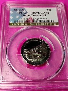 2012  S Np PCGS GRADED PR69 Chaco Culture Quarter UNCIRCULATED DCAM